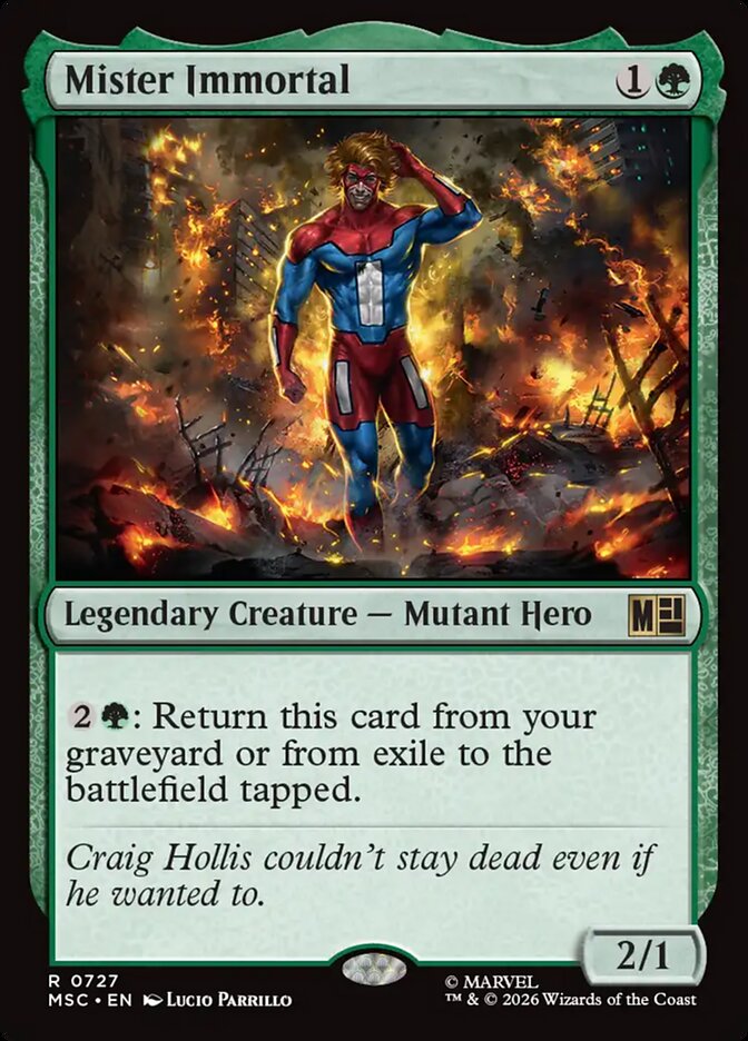 Mister Immortal (727) - Marvel Super Heroes Commander (MSC)