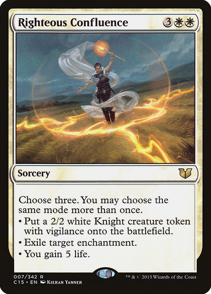 Righteous Confluence (7) - Commander 2015 (C15)