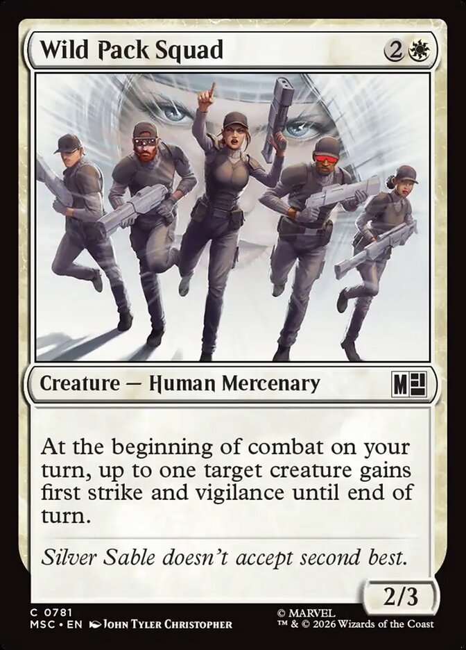 Wild Pack Squad (781) - Marvel Super Heroes Commander (MSC)