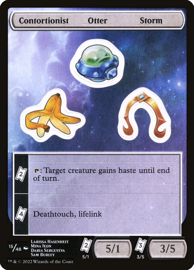 Contortionist Otter Storm (15) - Unfinity Sticker Sheets (SUNF)