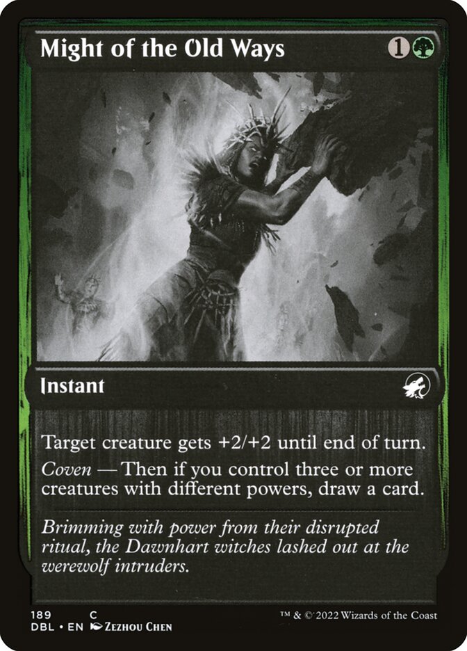 Might of the Old Ways - Innistrad: Double Feature (DBL)