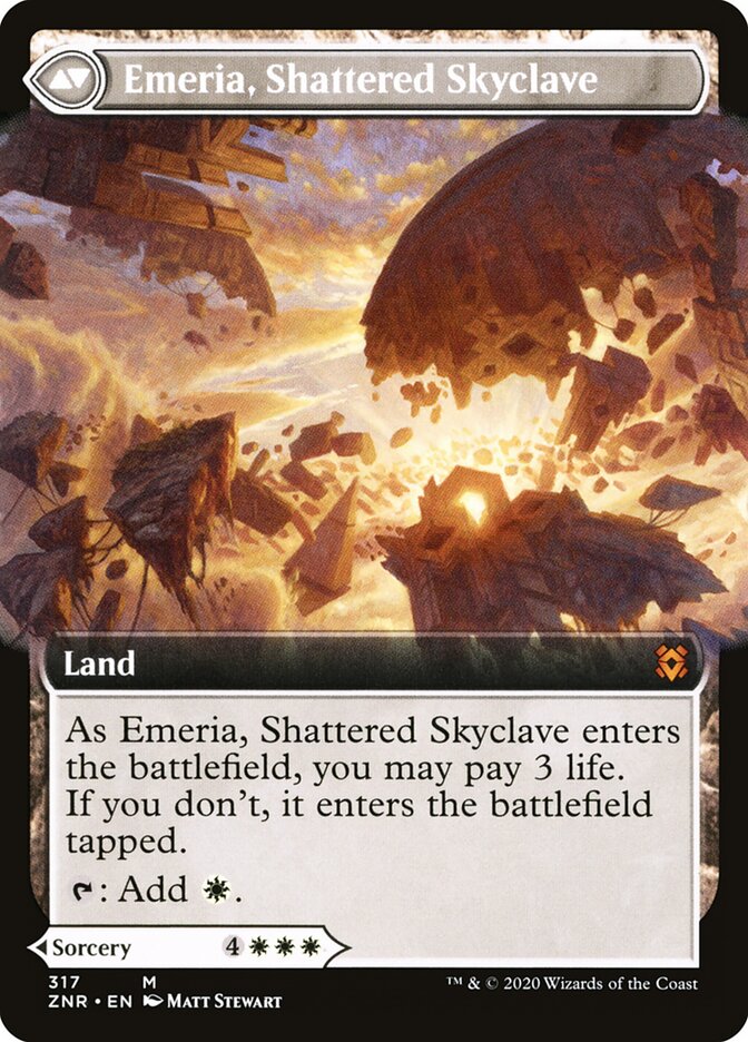 Emeria's Call // Emeria, Shattered Skyclave (317) - Zendikar Rising (ZNR)