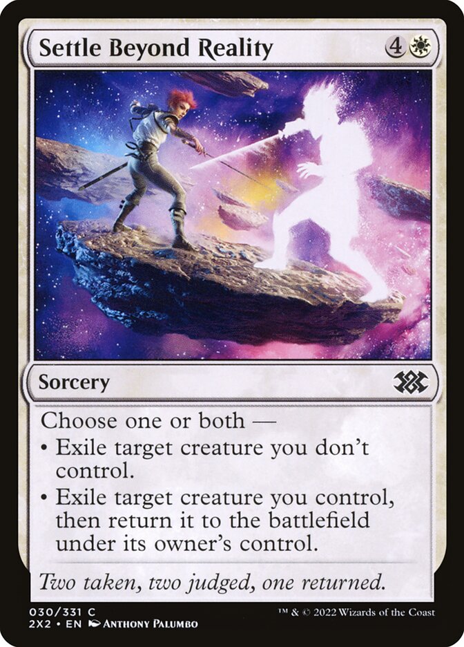 Settle Beyond Reality (30) - Double Masters 2022 (2X2)