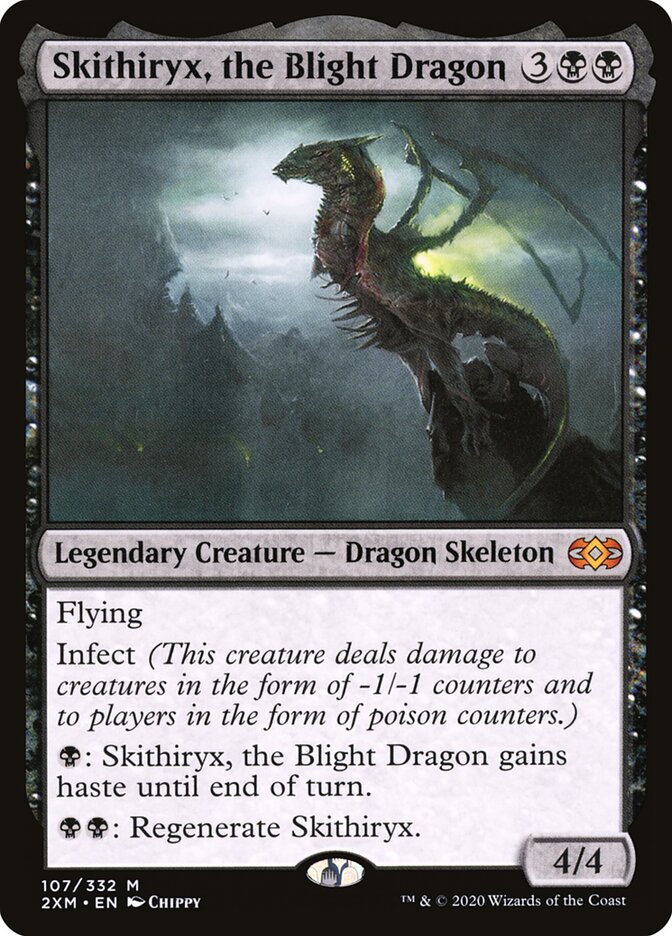 Skithiryx, the Blight Dragon (107) - Double Masters (2XM)