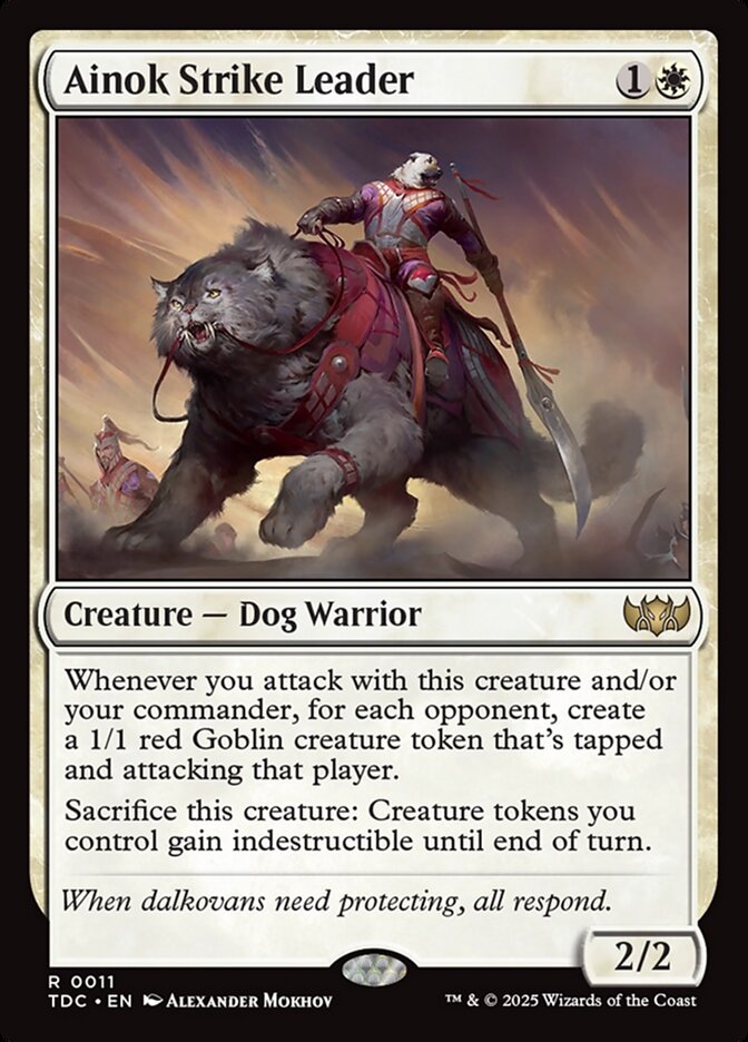 Ainok Strike Leader (11) - Tarkir: Dragonstorm Commander (TDC)