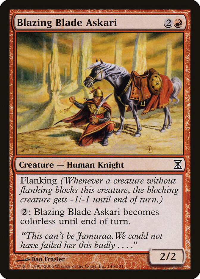Blazing Blade Askari (146) - Time Spiral (TSP)