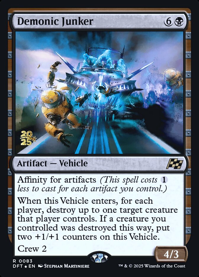 Demonic Junker (83s) - Aetherdrift Promos (PDFT)