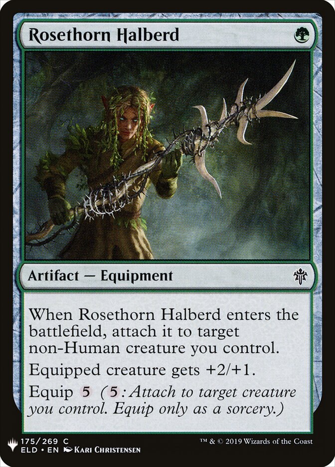 Rosethorn Halberd (ELD-175) - The List (PLST)