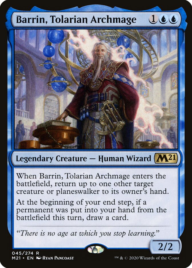 Barrin, Tolarian Archmage (45) - Core Set 2021 (M21)