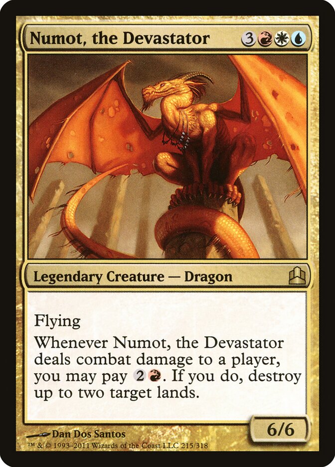 Numot, the Devastator (215) - Commander 2011 (CMD)