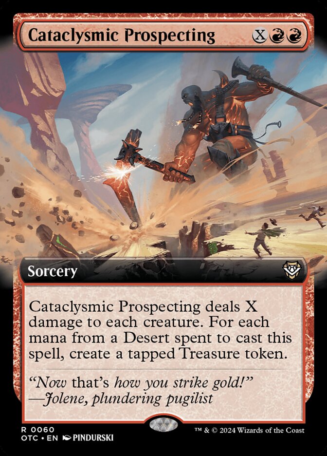 Cataclysmic Prospecting (60) - Outlaws of Thunder Junction Commander (OTC)