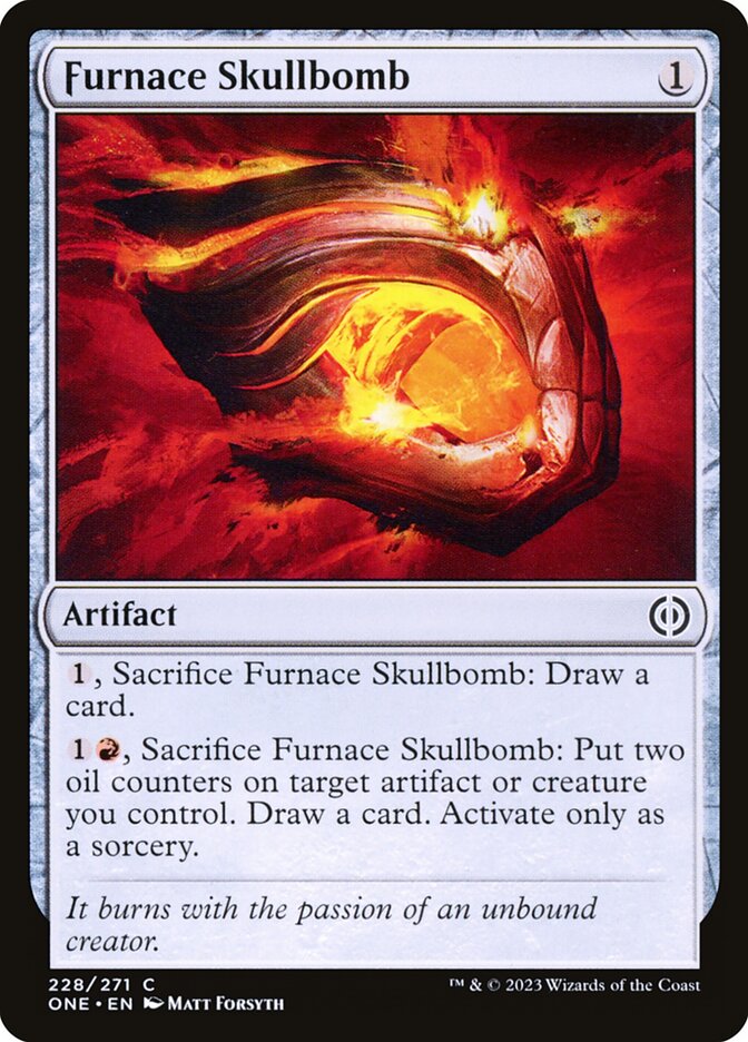 Furnace Skullbomb (228) - Phyrexia: All Will Be One (ONE)