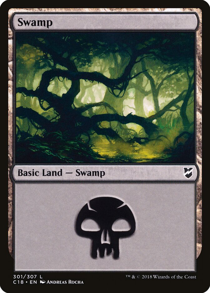 Swamp (301) - Commander 2018 (C18)