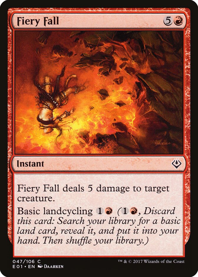 Fiery Fall (47) - Archenemy: Nicol Bolas (E01)