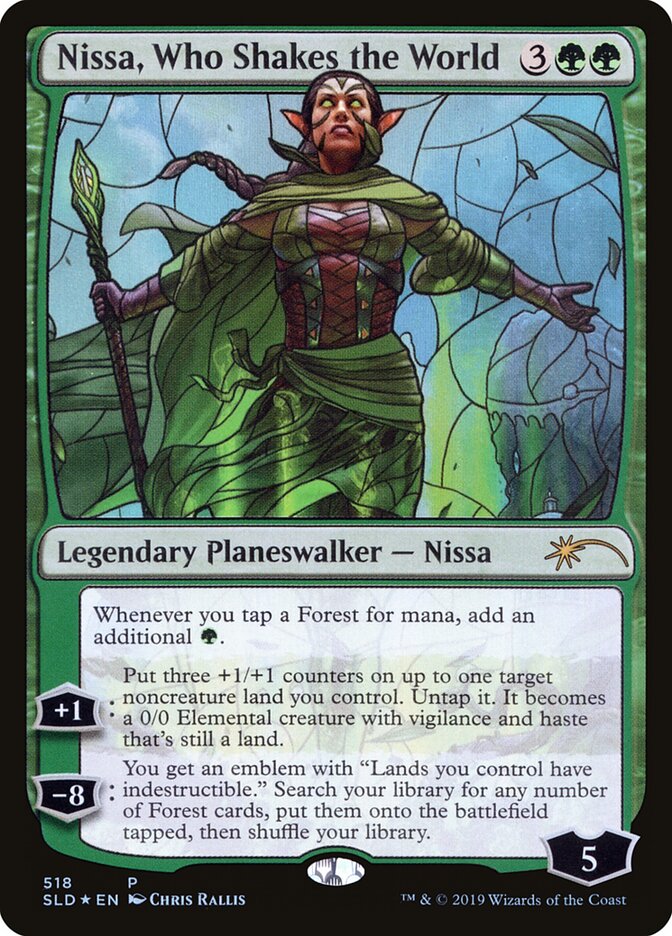 Nissa, Who Shakes the World (518) - Secret Lair Drop (SLD)