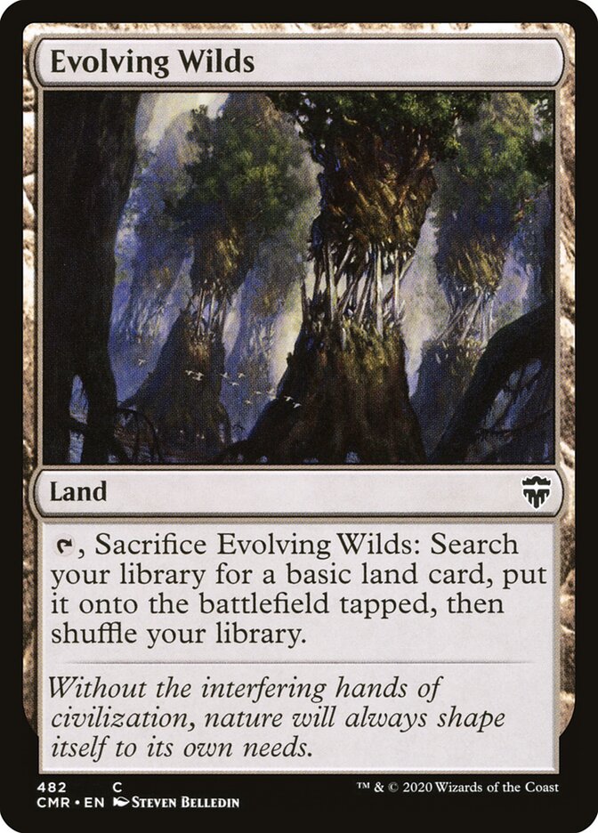 Evolving Wilds (482) - Commander Legends (CMR)