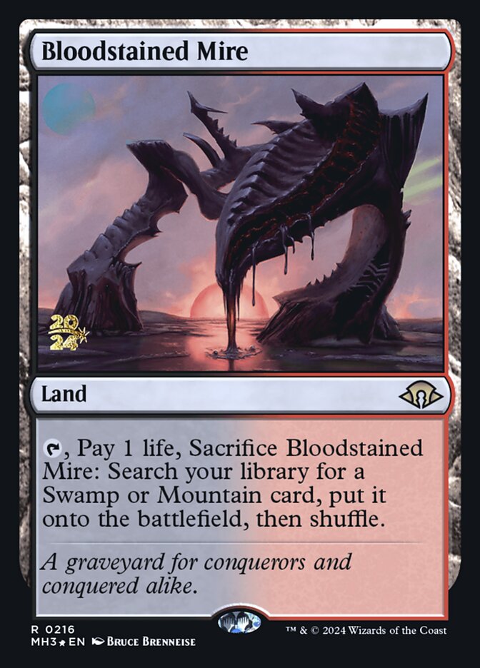 Bloodstained Mire (216s) - Modern Horizons 3 Promos (PMH3)