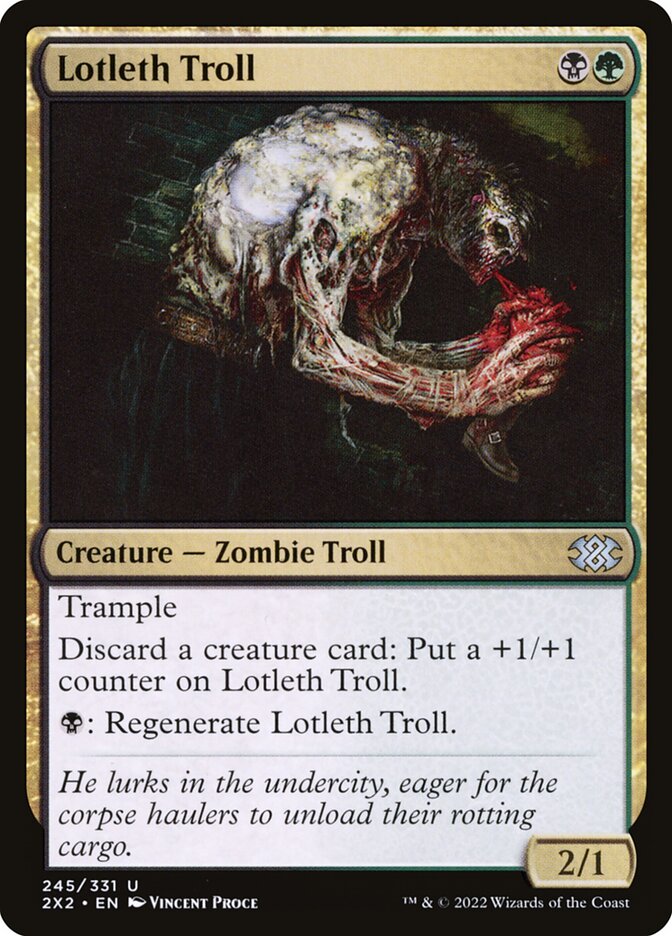 Lotleth Troll (245) - Double Masters 2022 (2X2)