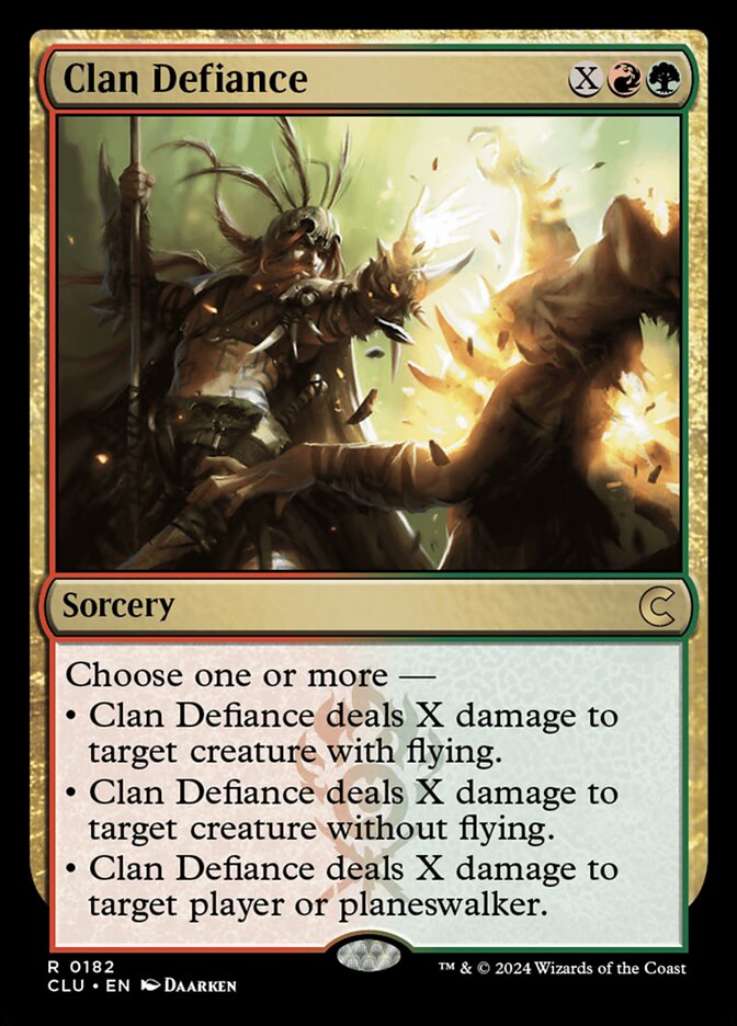 Clan Defiance (182) - Ravnica: Clue Edition (CLU)