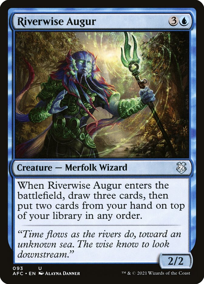 Riverwise Augur (93) - Forgotten Realms Commander (AFC)