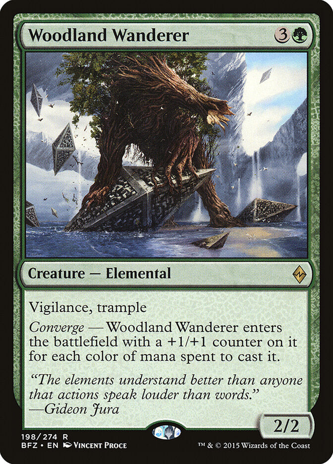 Woodland Wanderer (198) - Battle for Zendikar (BFZ)