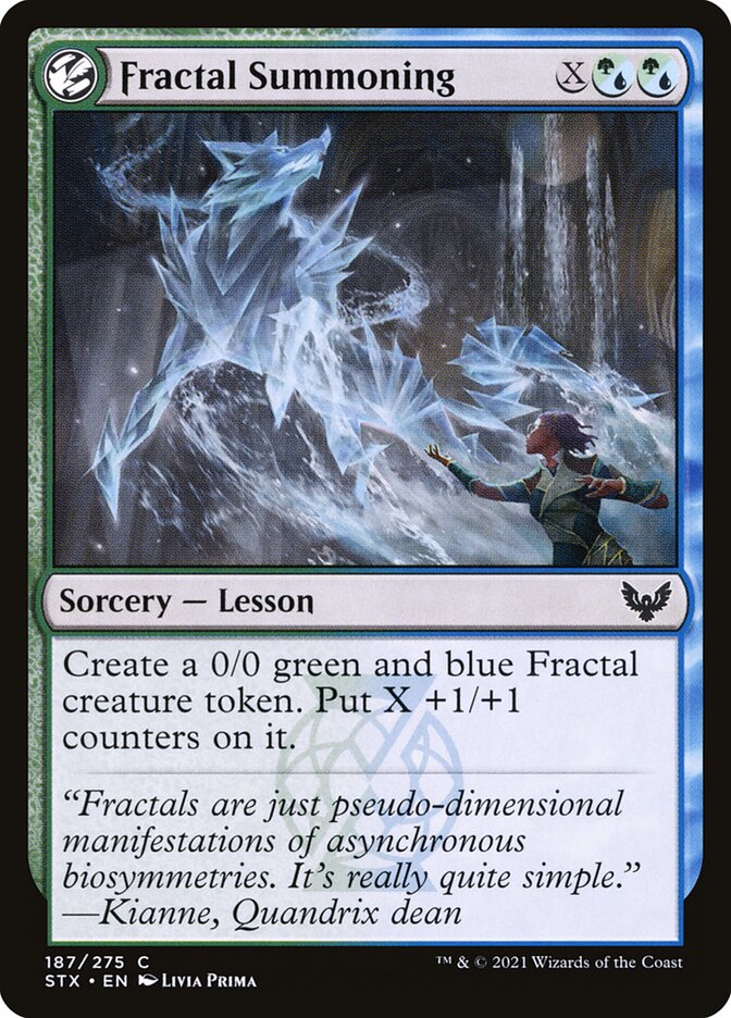 Fractal Summoning (187) - Strixhaven: School of Mages (STX)