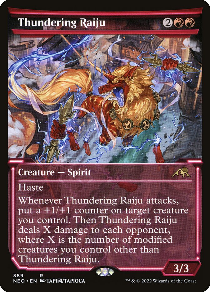 Thundering Raiju (389) - Kamigawa: Neon Dynasty (NEO)