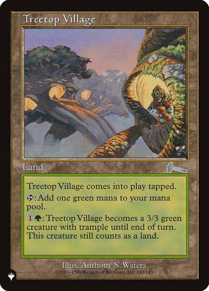 Treetop Village (ULG-143) - The List (PLST)