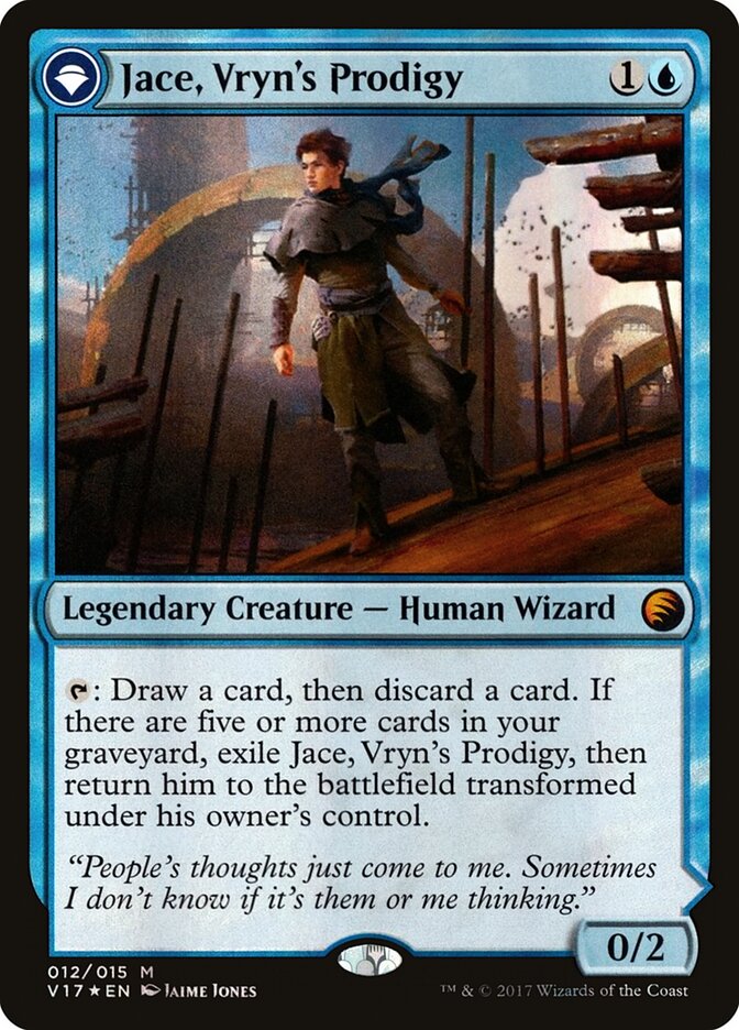 Jace, Vryn's Prodigy // Jace, Telepath Unbound (12) - From the Vault: Transform (V17)