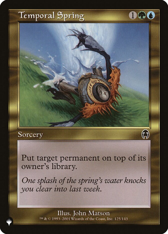 Temporal Spring (APC-125) - The List (PLST)