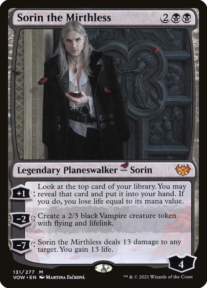 Sorin the Mirthless (131) - Innistrad: Crimson Vow (VOW)