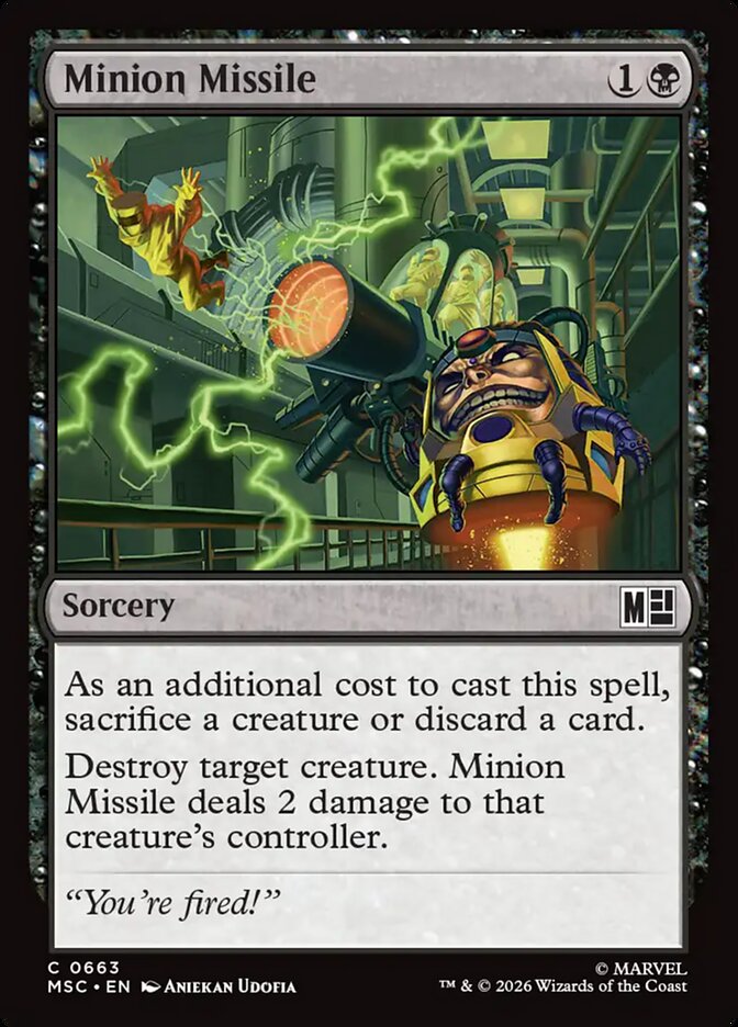 Minion Missile (663) - Marvel Super Heroes Commander (MSC)