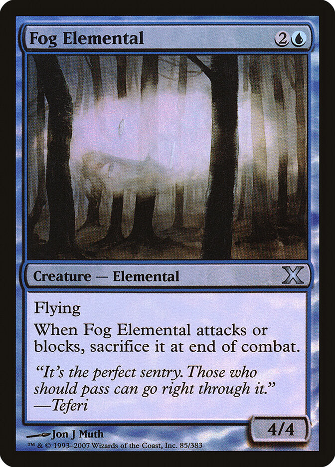 Fog Elemental (85) - Tenth Edition (10E)