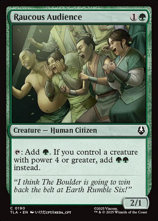 Raucous Audience (190) - Avatar: The Last Airbender (TLA)