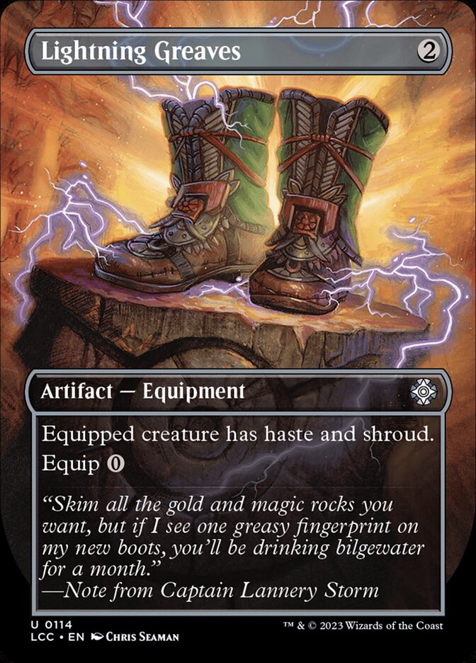 Lightning Greaves (114) - The Lost Caverns of Ixalan Commander (LCC)