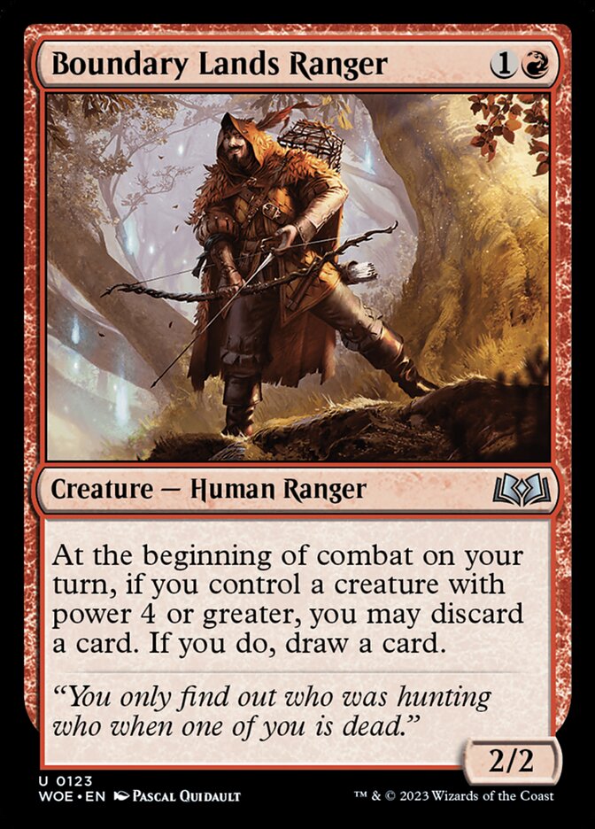 Boundary Lands Ranger (123) - Wilds of Eldraine (WOE)