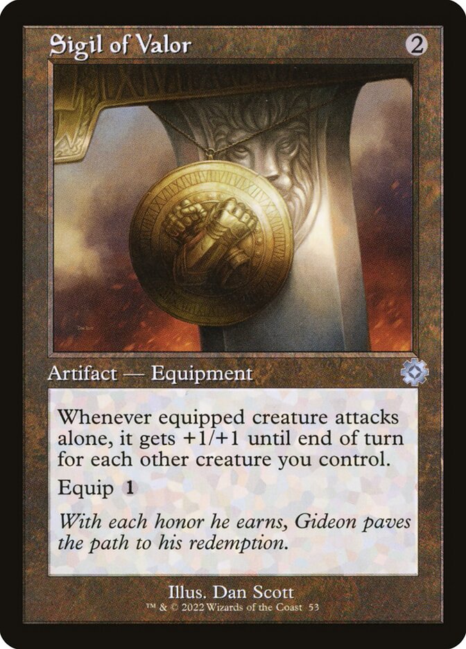 Sigil of Valor (53) - The Brothers' War Retro Artifacts (BRR)
