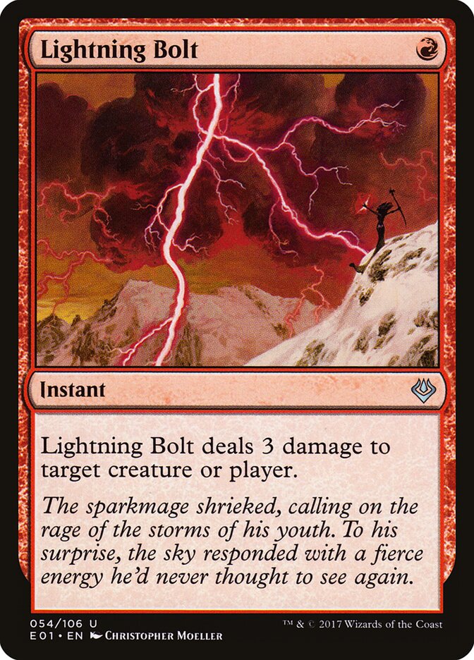 Lightning Bolt (54) - Archenemy: Nicol Bolas (E01)