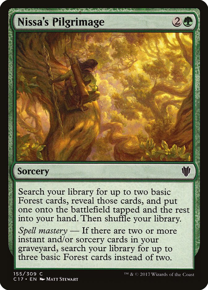 Nissa's Pilgrimage (155) - Commander 2017 (C17)