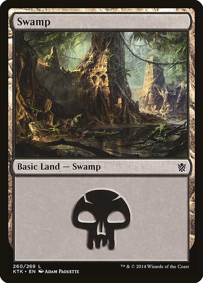 Swamp (260) - Khans of Tarkir (KTK)