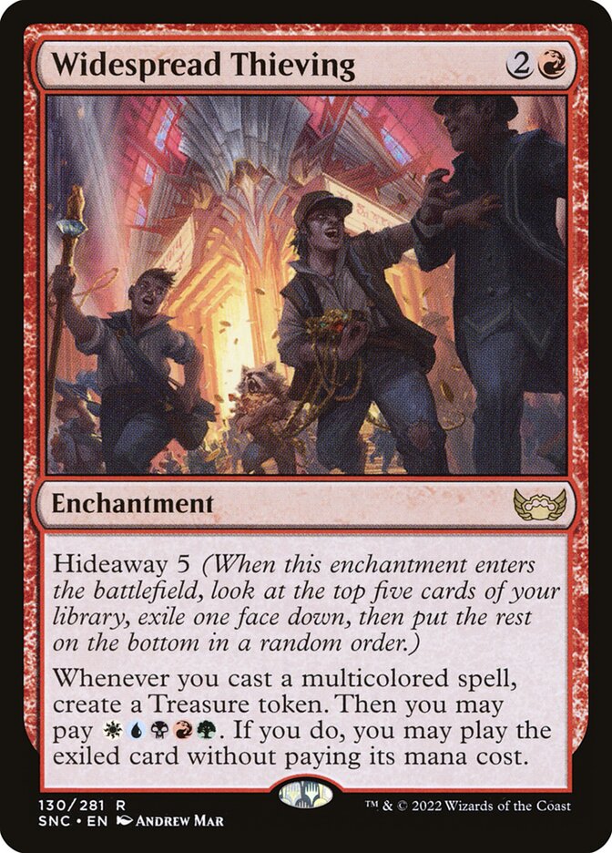 Widespread Thieving (130) - Streets of New Capenna (SNC)