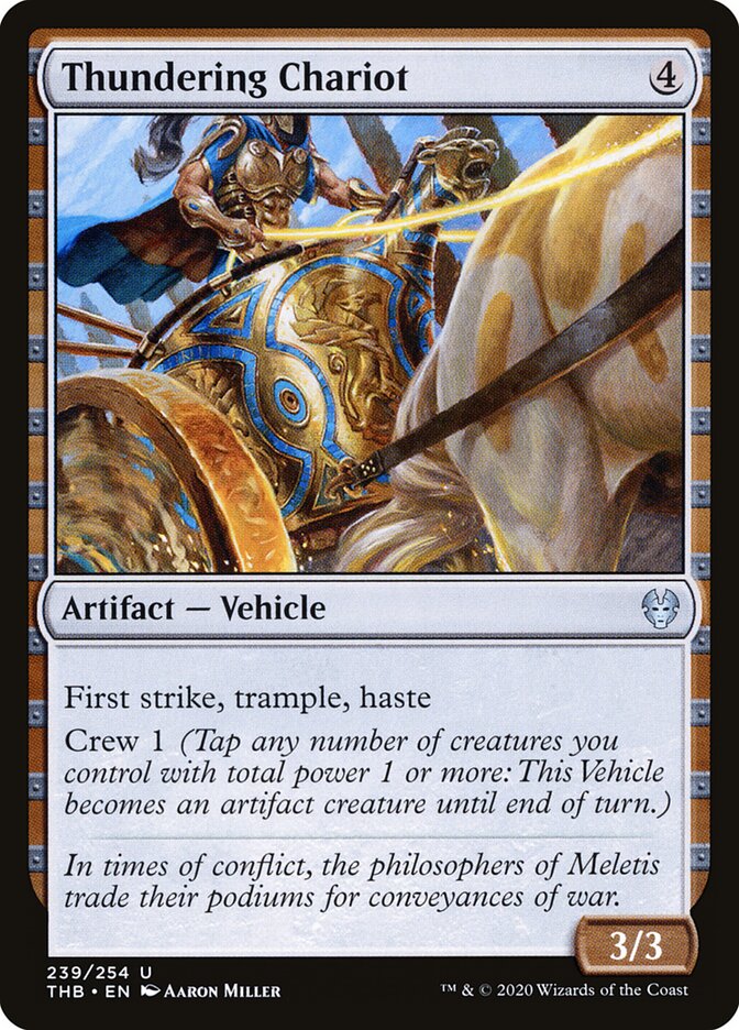 Thundering Chariot (239) - Theros Beyond Death (THB)