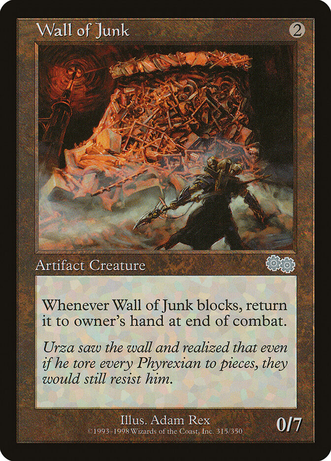 Wall of Junk (315) - Urza's Saga (USG)
