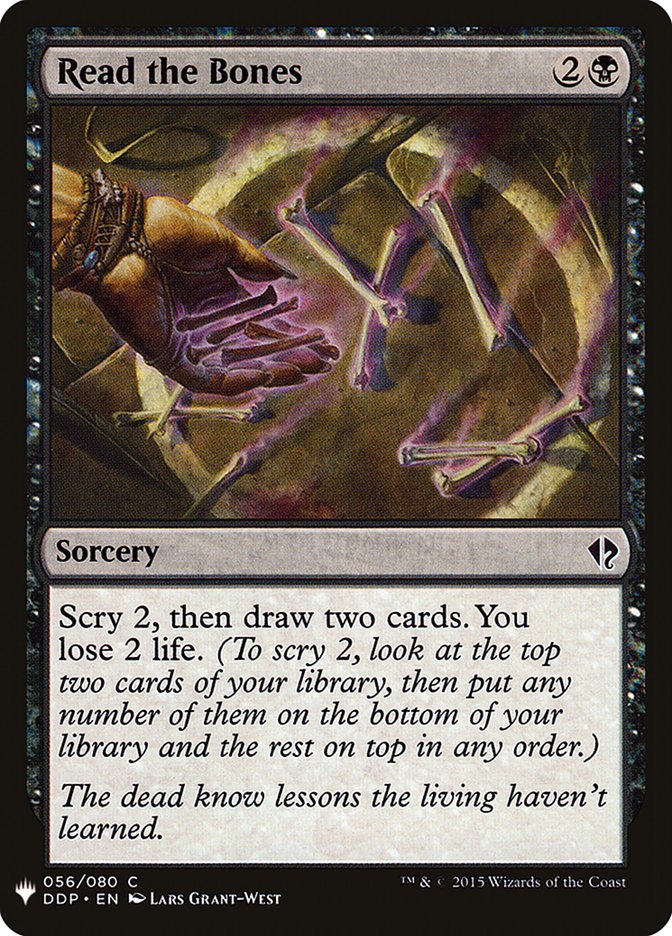 Read the Bones - The List (PLST)