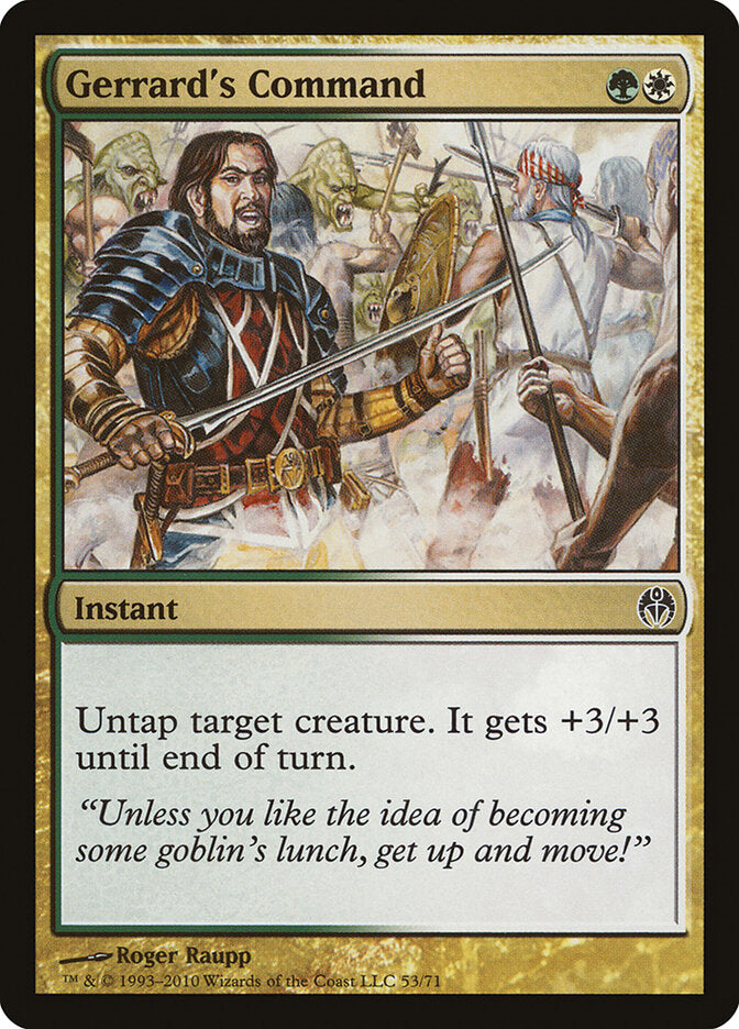 Gerrard's Command (53) - Duel Decks: Phyrexia vs. the Coalition (DDE)