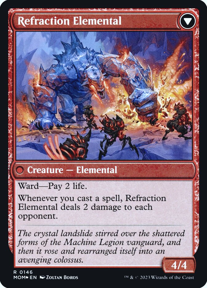Invasion of Karsus // Refraction Elemental (146s) - March of the Machine Promos (PMOM)