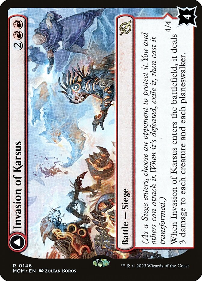 Invasion of Karsus // Refraction Elemental (146s) - March of the Machine Promos (PMOM)