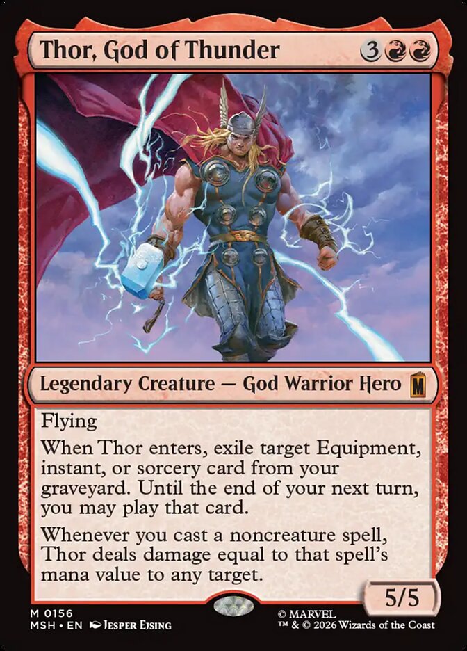 Thor, God of Thunder (156) - Marvel Super Heroes (MSH)