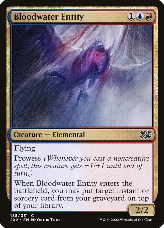 Bloodwater Entity (185) - Double Masters 2022 (2X2)