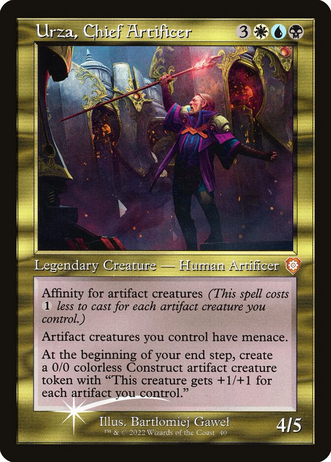Urza, Chief Artificer (40) - The Brothers' War Commander (BRC)